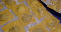 Ravioli punjeni gljivama i Camembert sirom 